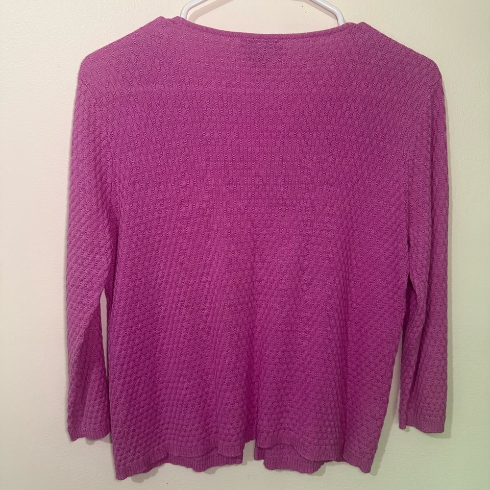 Juliana Collezione Pink 4-Button Cardigan, Discontinued Design, Size Small 💕 - Picture 3 of 3
